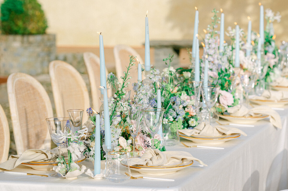 Lake Como Wedding Reception Table