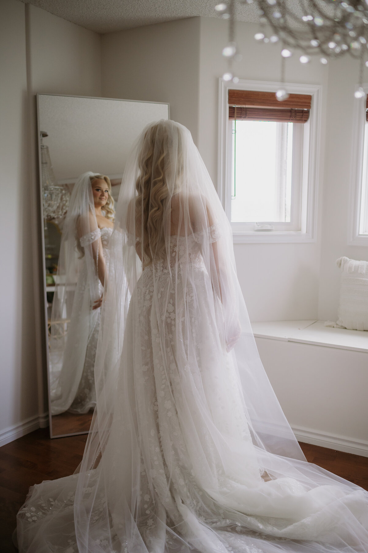 edmonton morning bridal portrai
