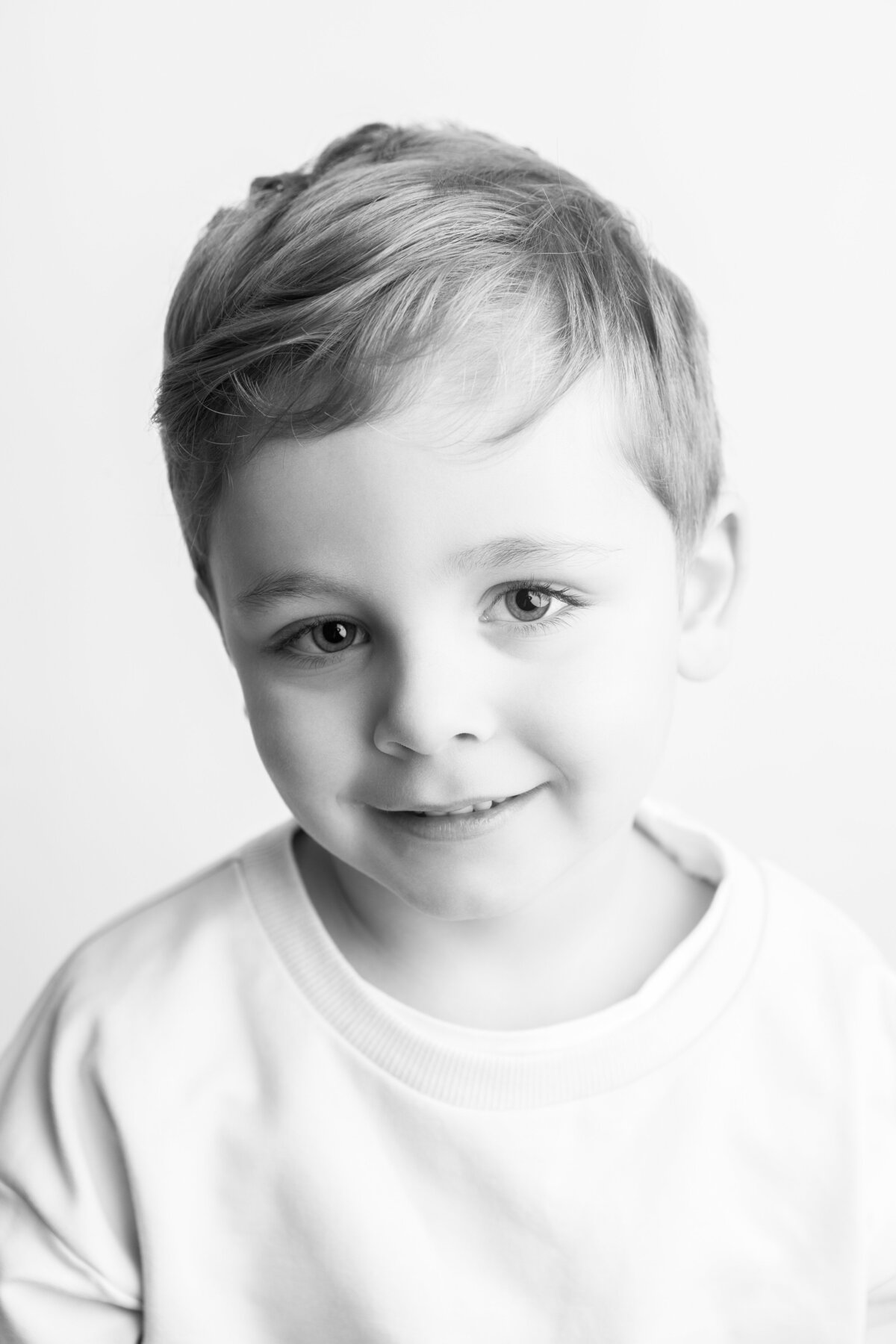 Black & White studio portraits for kids