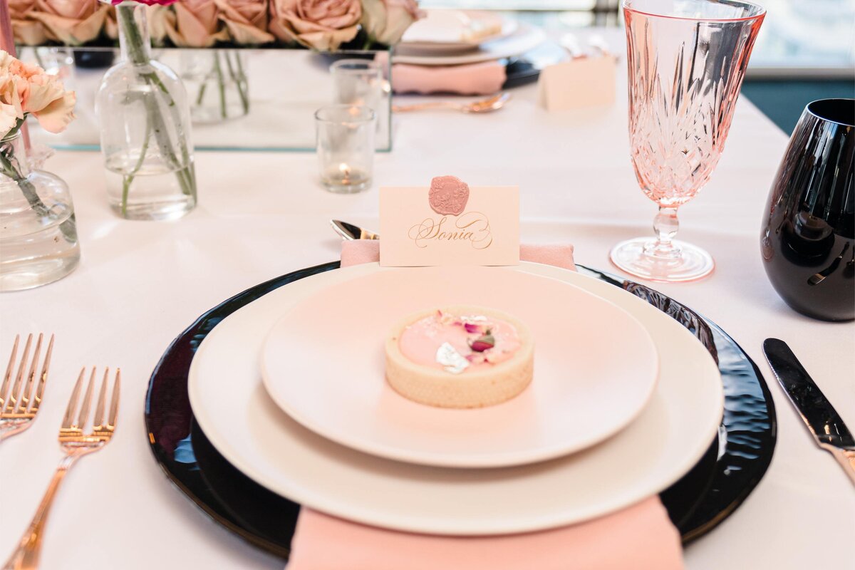 Elevated Elegance Style Shoot Placecard 3