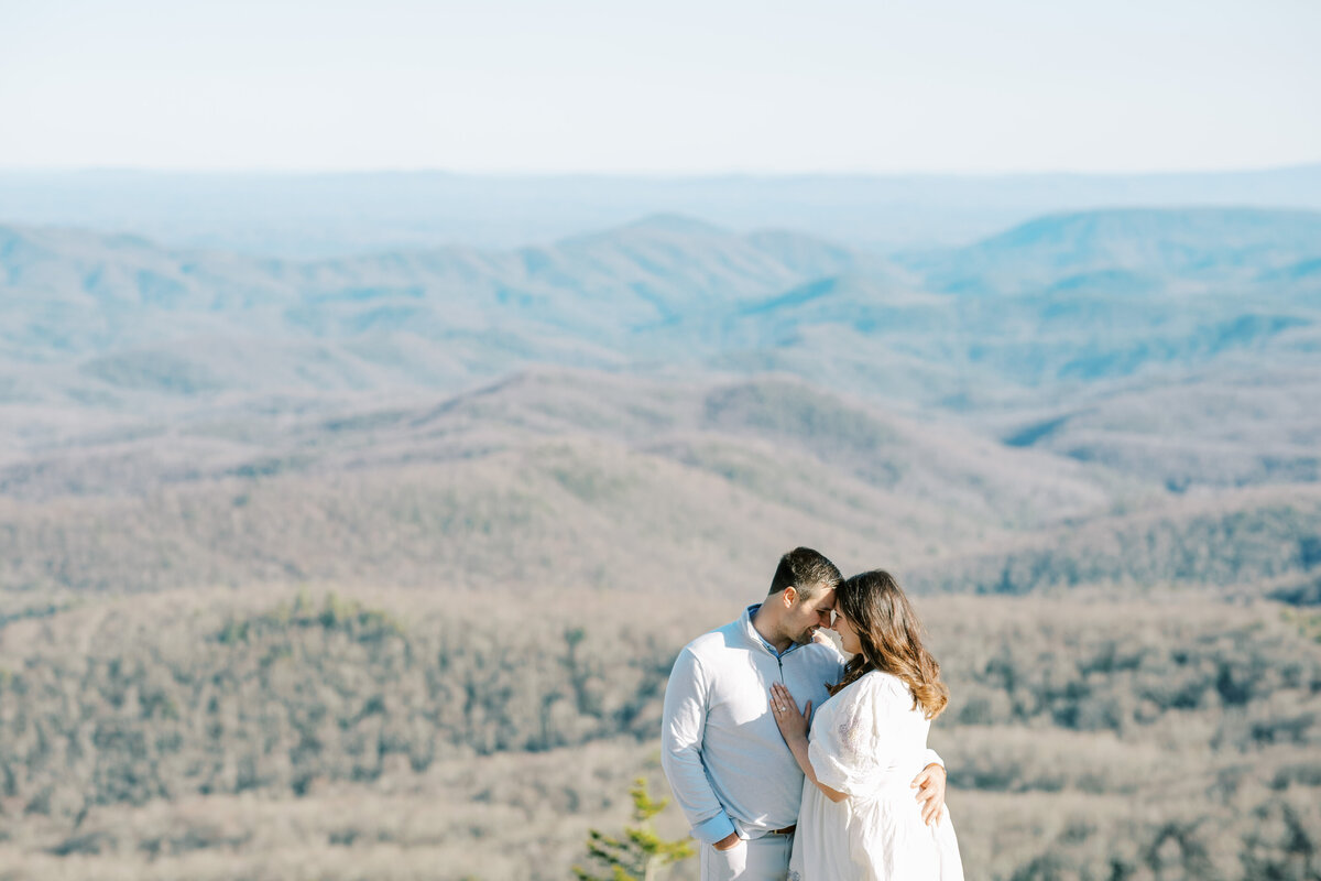The Fourniers | Grandfather Mountain Engagement-41