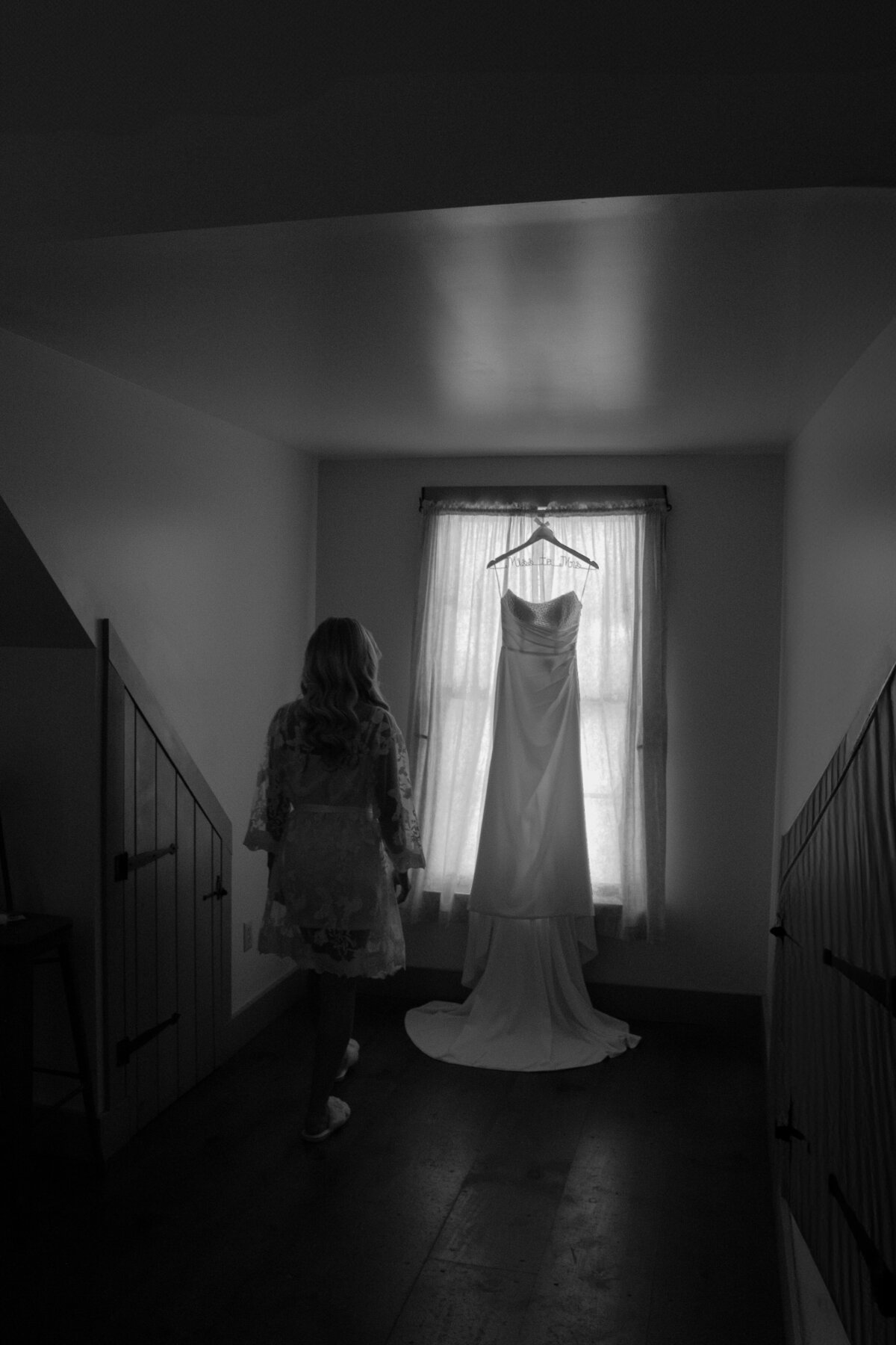 Bride Getting Ready at Perona Farms Wedding
