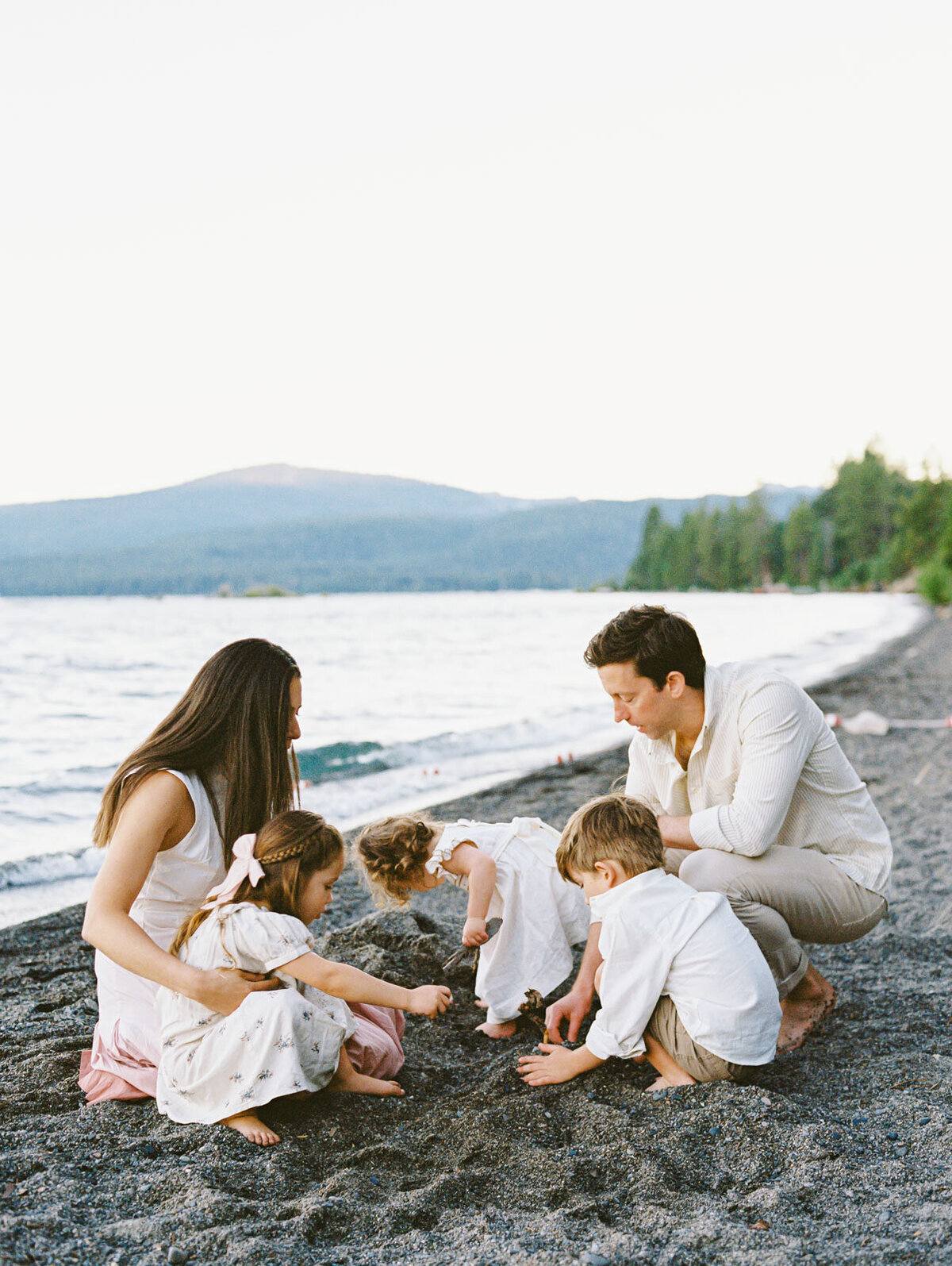Epic family mountain photos in Lake Tahoe