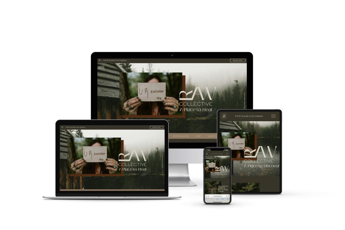 RAW COLLECTIVE - ABBOTSFORD WEB DESIGNER MEGAN ASHLEY CREATIVE