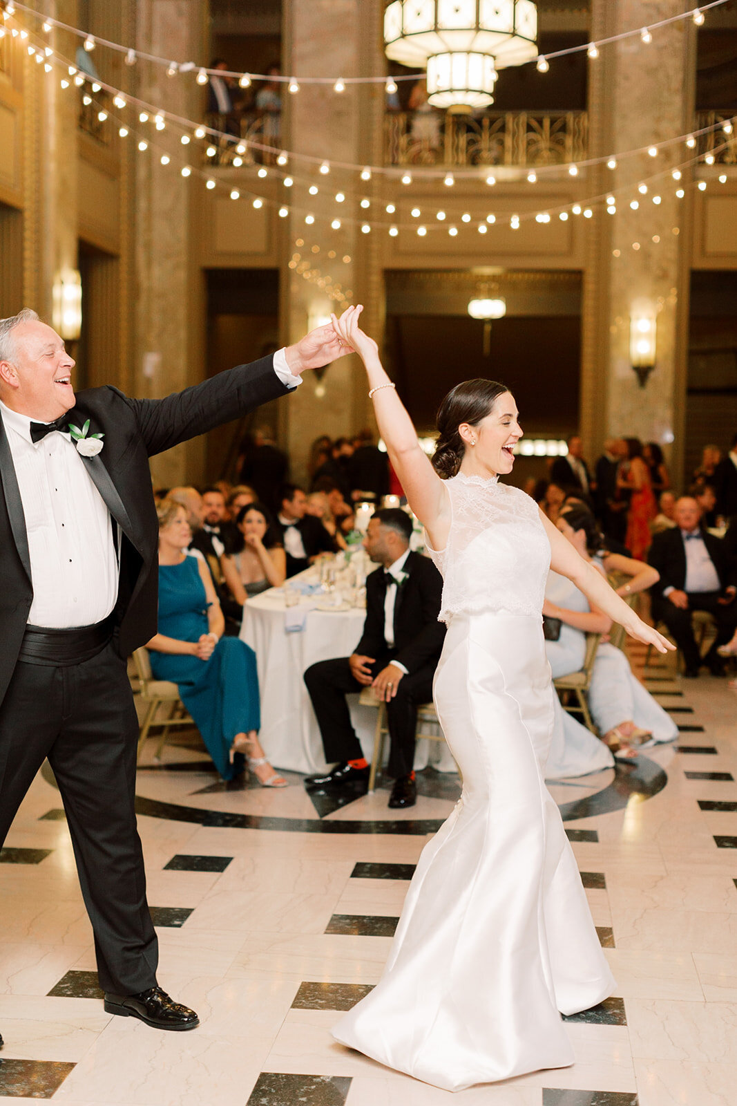 bride and dad dance