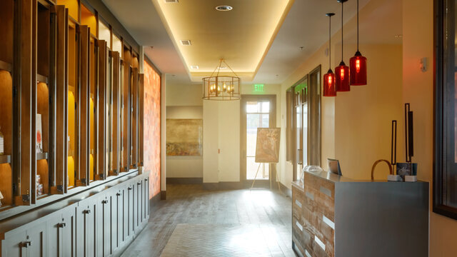 Luxury spa hotel interior design