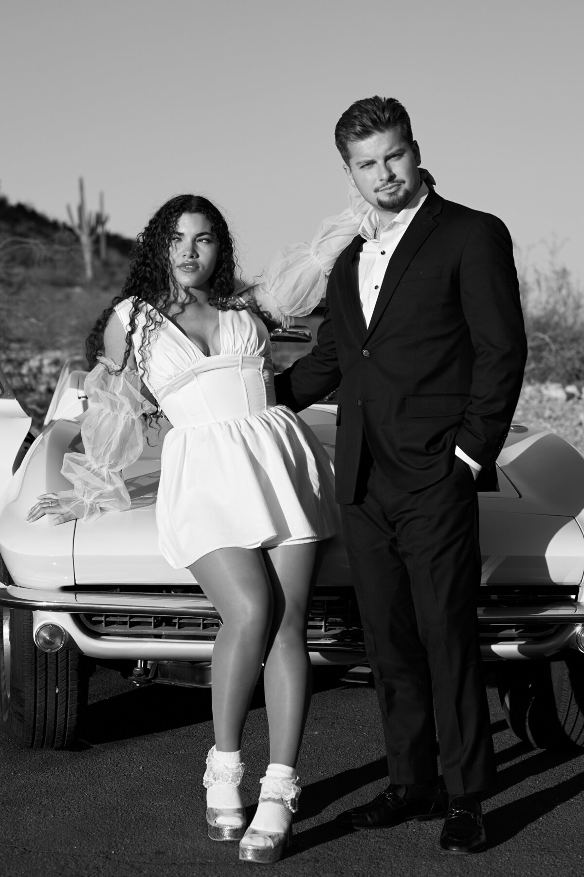 Tatiana & Jake B&W 47