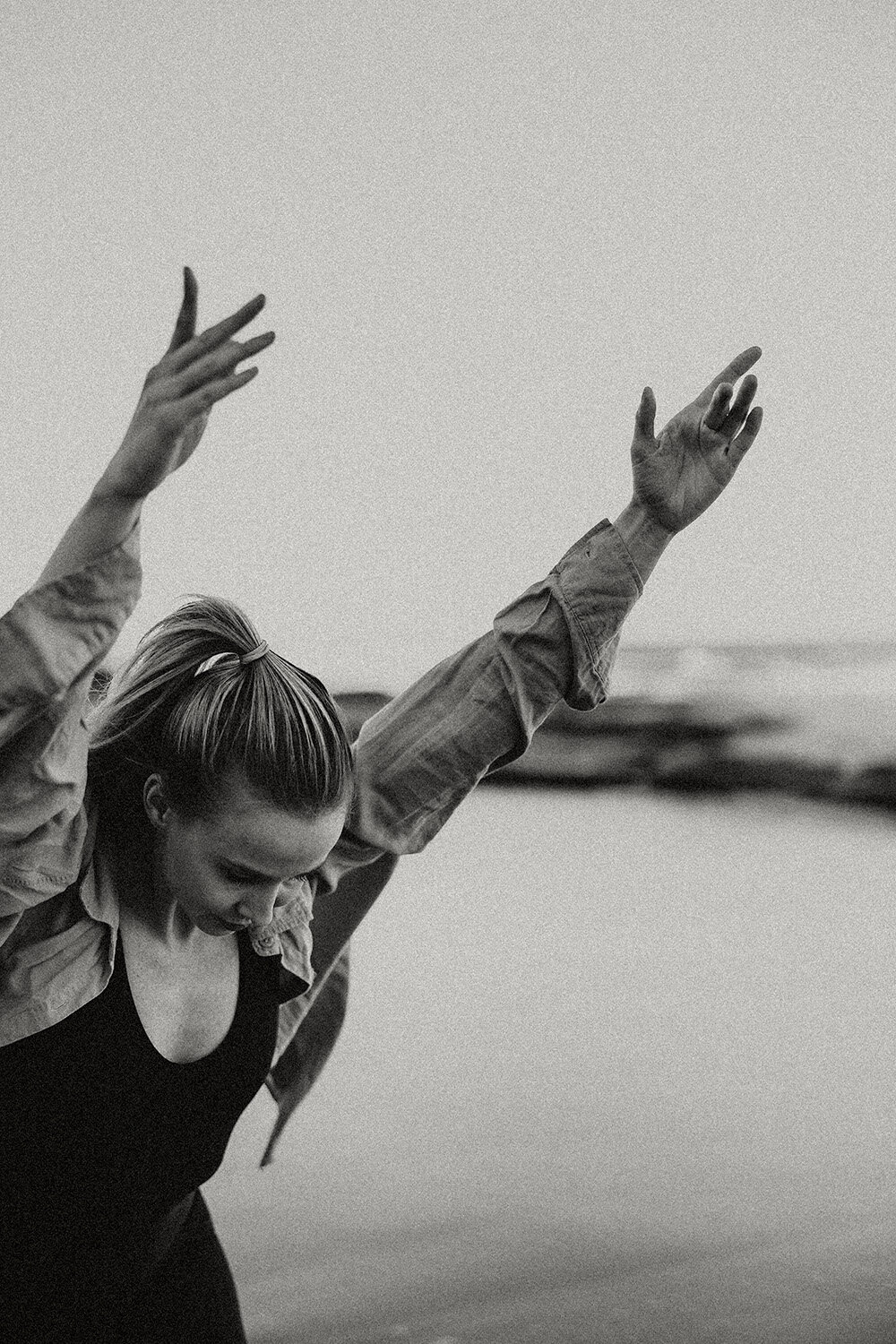 Yoga brand photography session on the Sunshine Coast, perfect for Instagram content, capturing a wellness coach in authentic poses