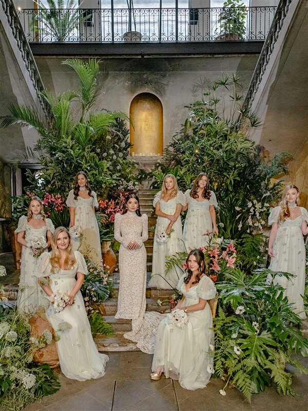 Watters bridesmaids dresses, featured in Vogue