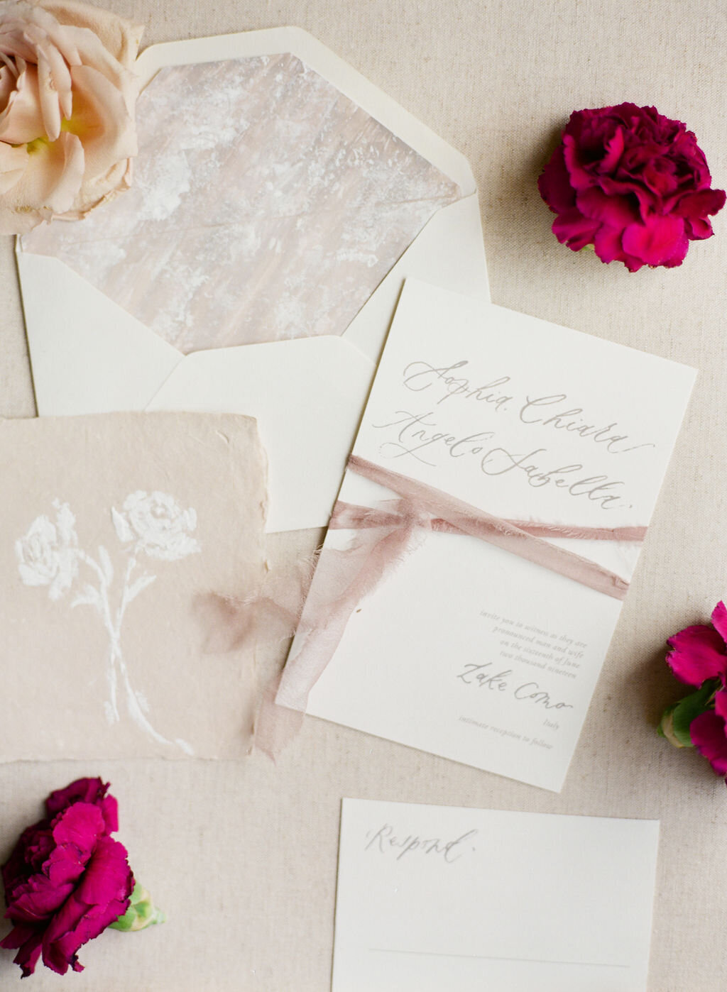 Lake Como pink wedding inspired by Dior Veronique Lorre wedding designer and florist2