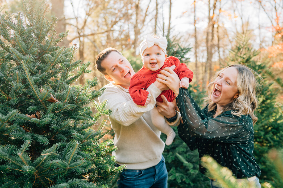 Christmas Tree Farm Mini Sessions | Connecticut Family Photographer-7
