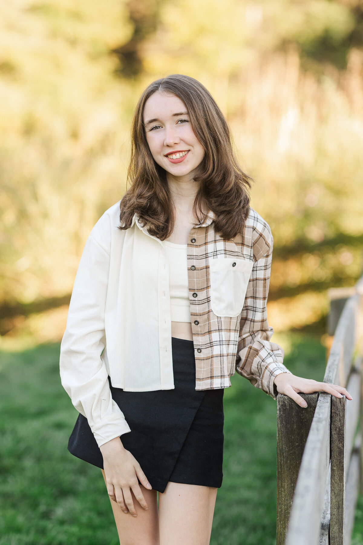 Columbus senior photography session at Inniswood Metro Park, showcasing natural beauty and soft lighting.