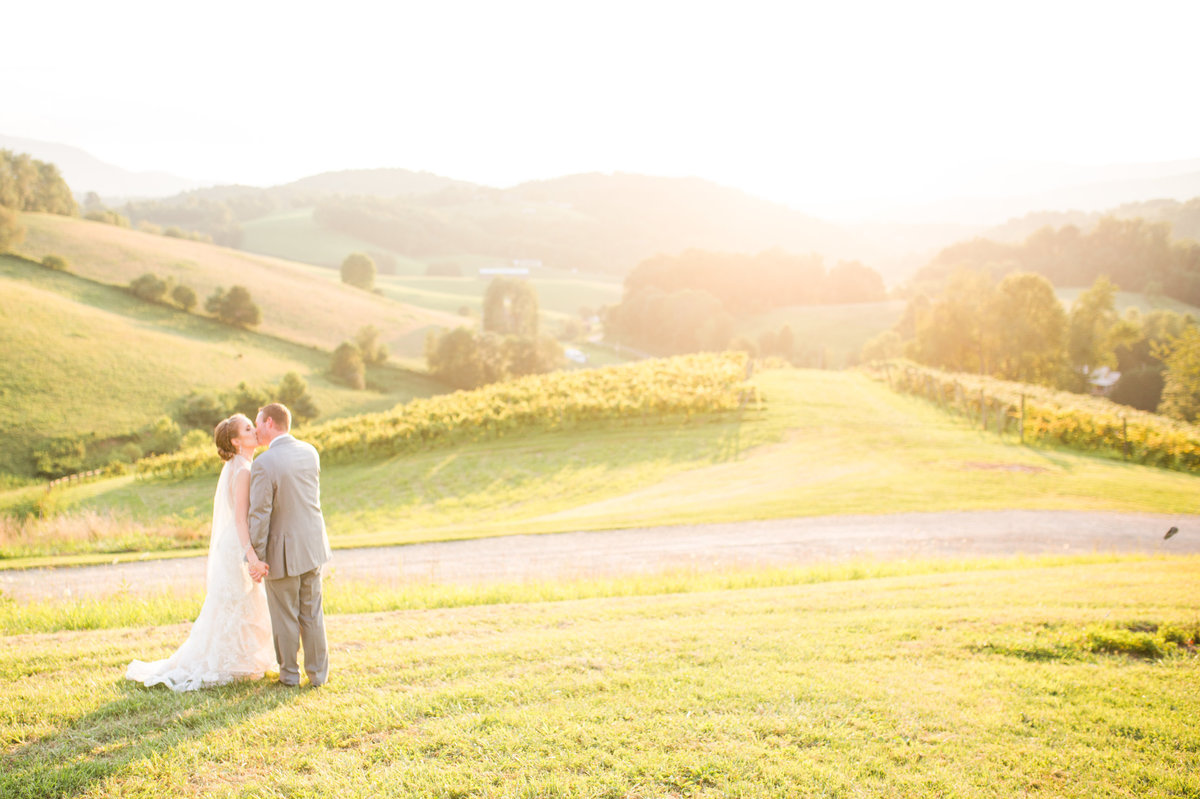 Purple & Teal Villa Nove Vineyards Summer Wedding-33