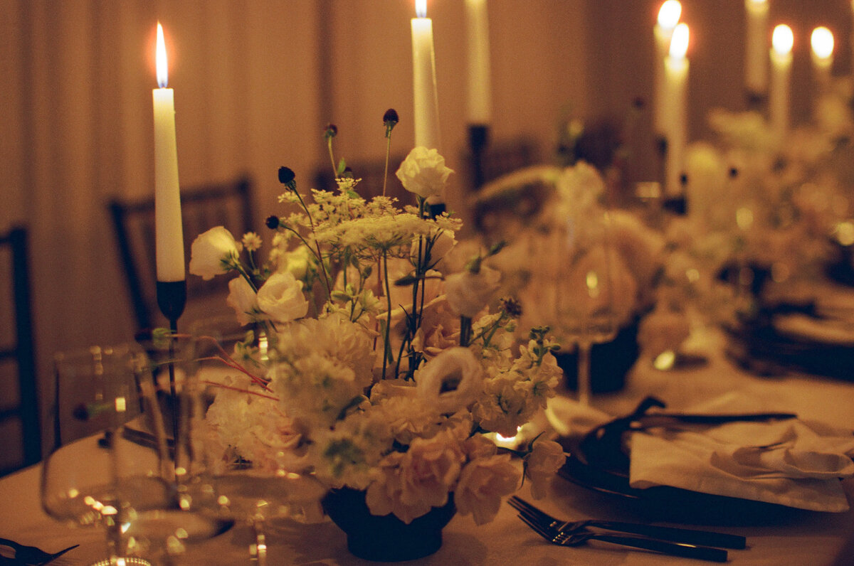 Sibley Events and Design Vintage Film Tablescape