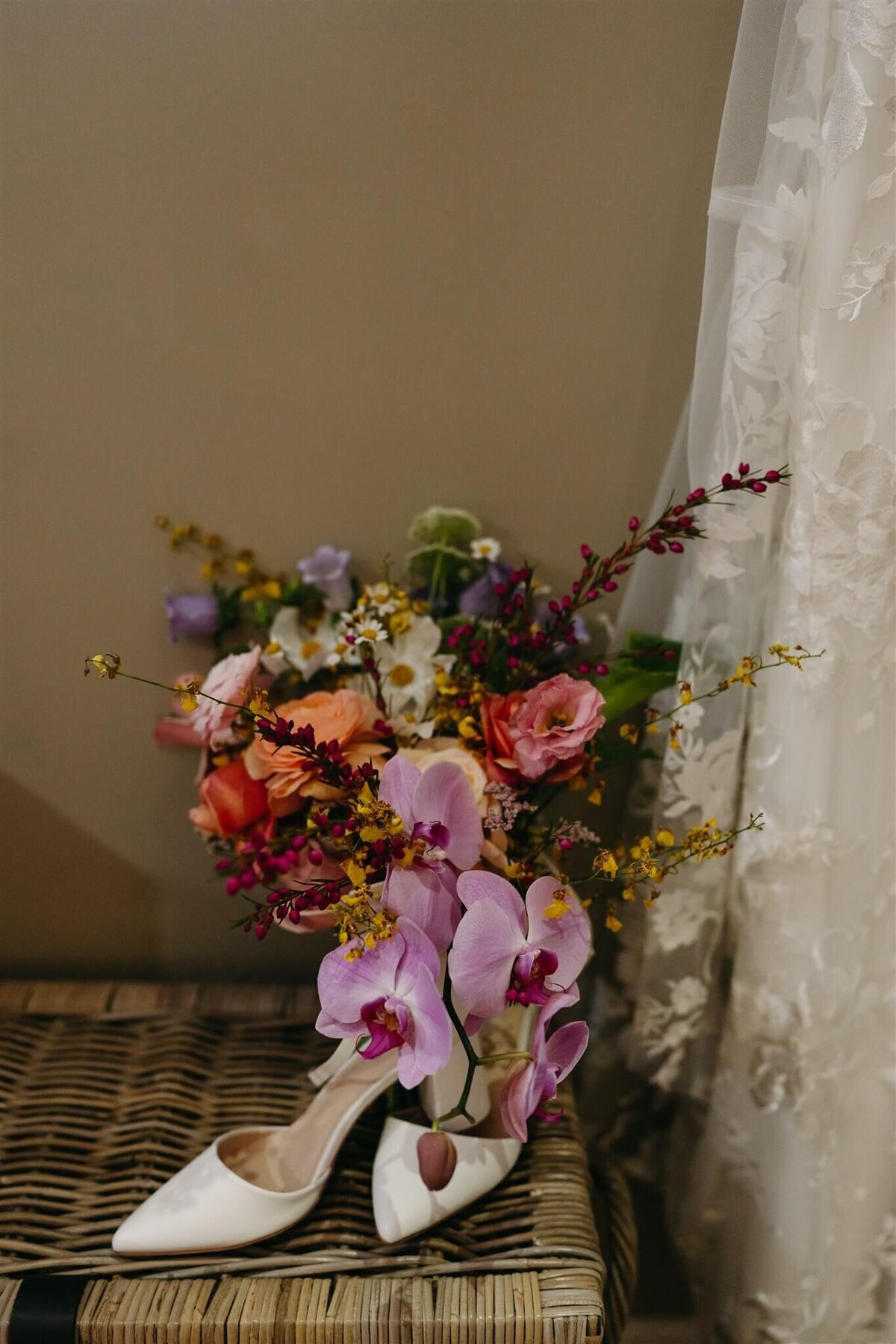 Luxe bridal bouquet Bundaberg