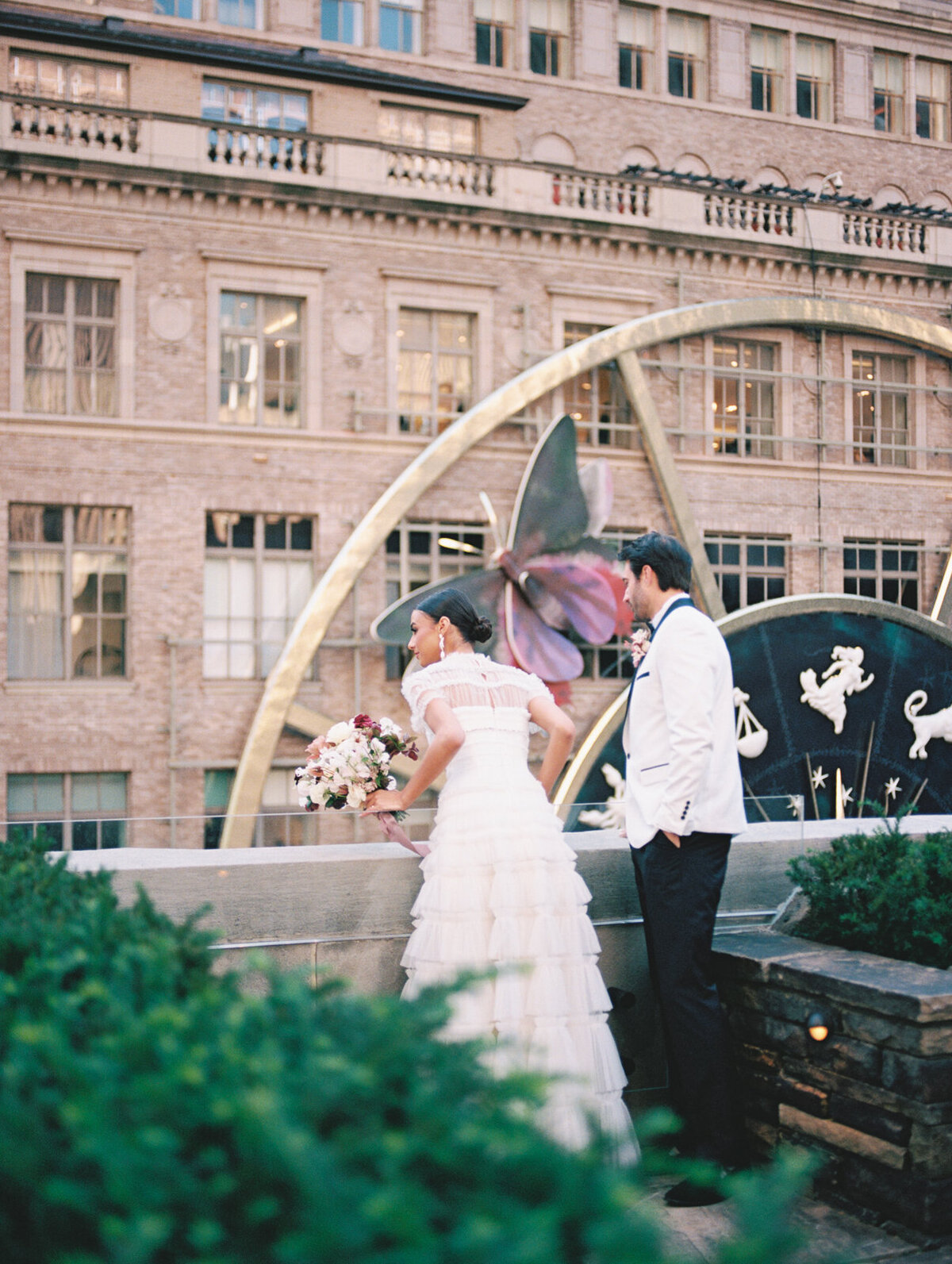 620 Loft & Garden Private Penthouse Wedding - New York City - Stephanie Michelle Photography - Britt Jones Co-126