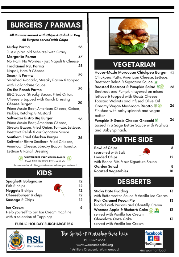 Saltwater Bistro Menu p2