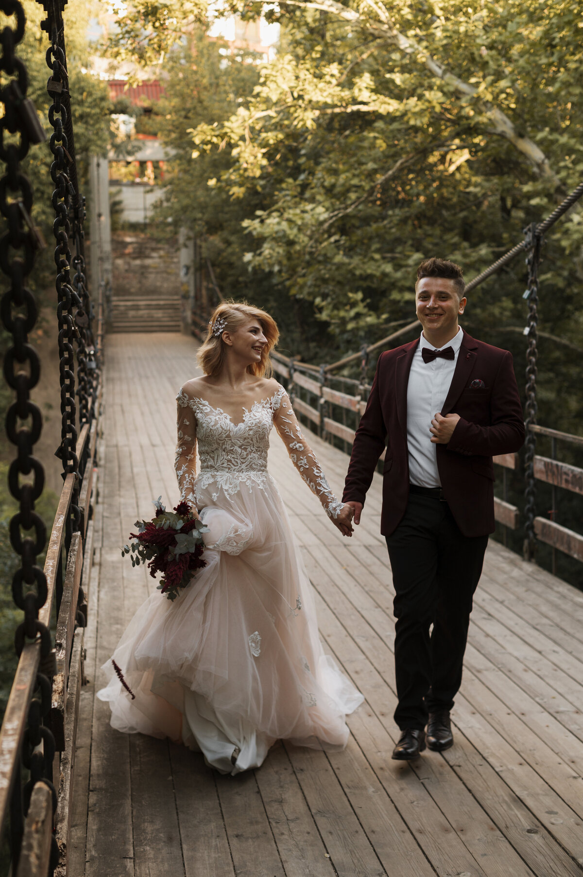 front-view-married-couple-holding-hands