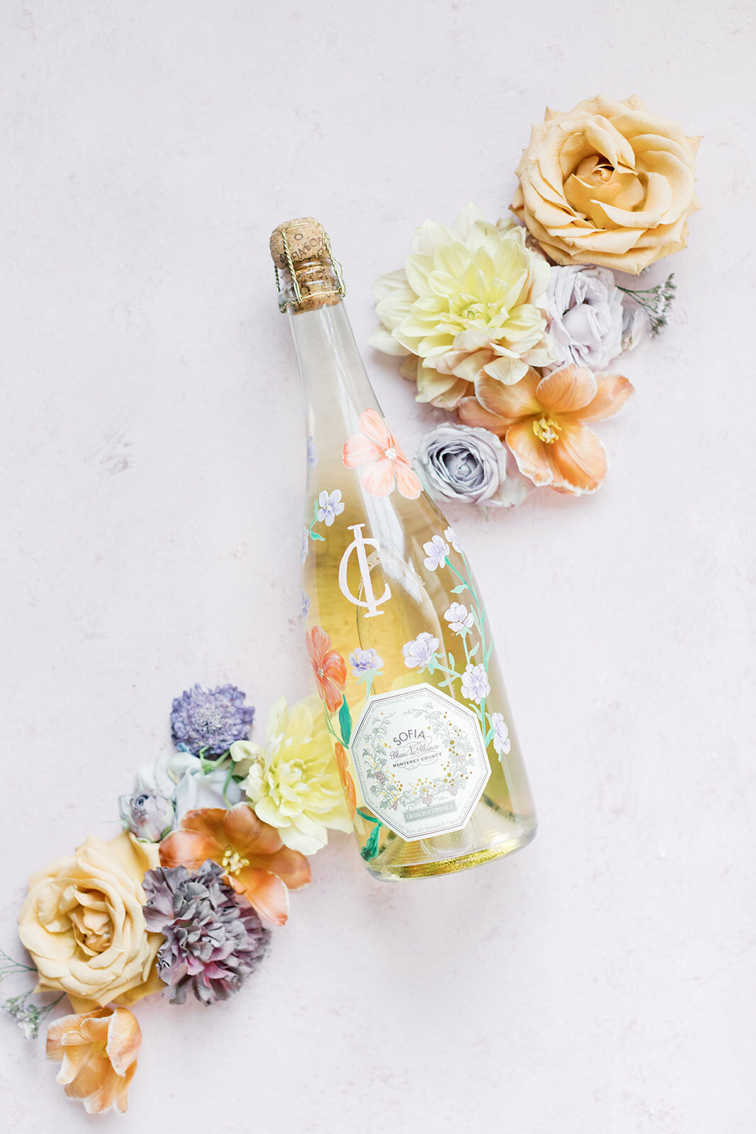 painted-champagne-monogram-custom-french