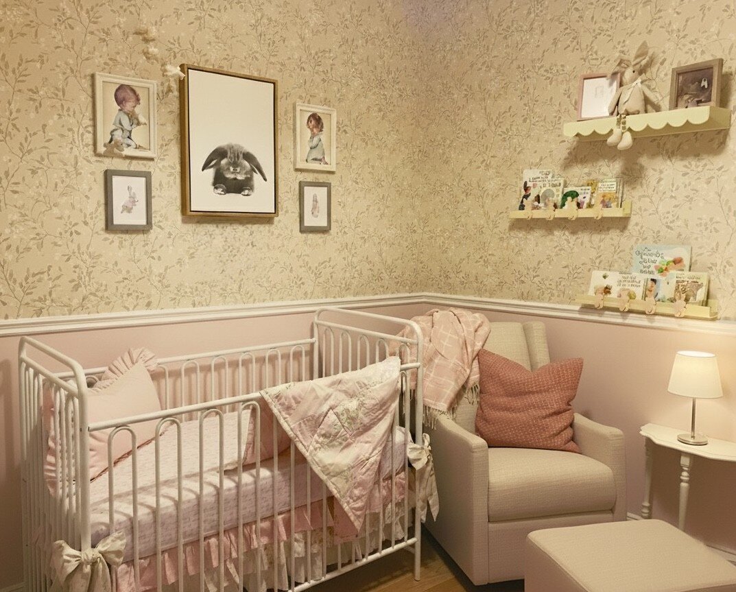 evelyn nursery 2 no pink frame