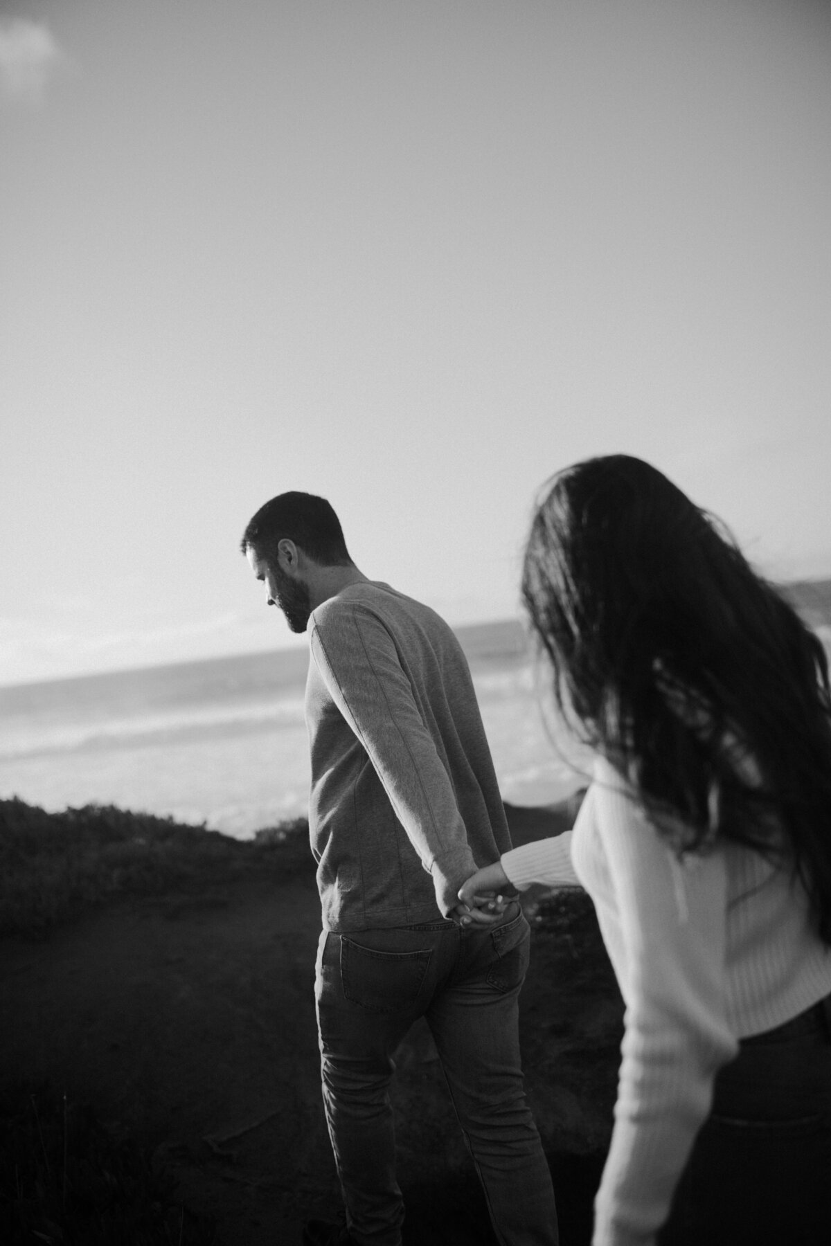 Crystal + Adam Redwoods California Coastal Beach Engagement-253