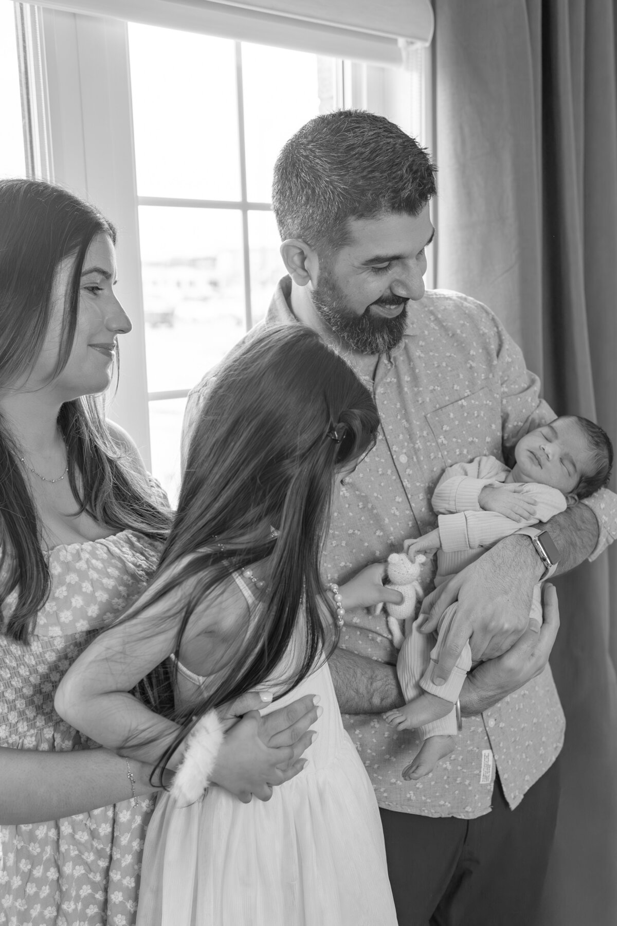 Lifestyle Newborn Session - Naik-46BW