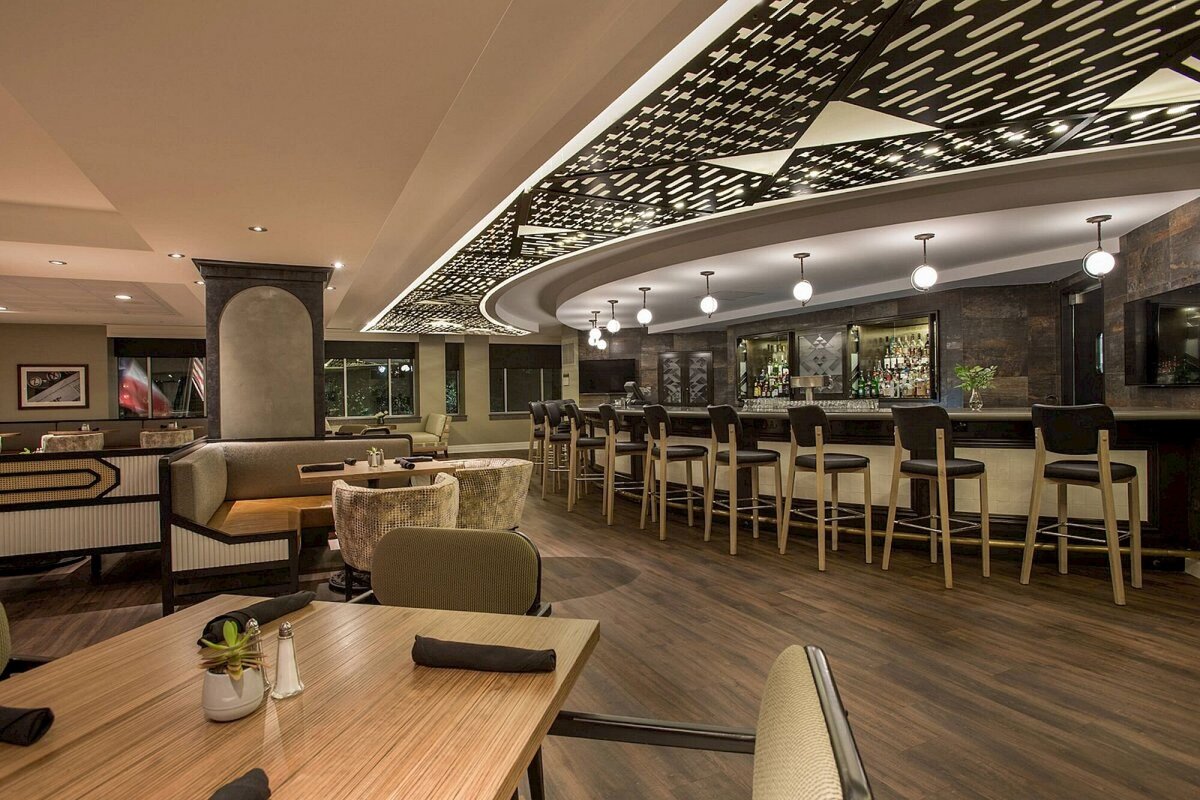 Luxury hotel lounge interior design