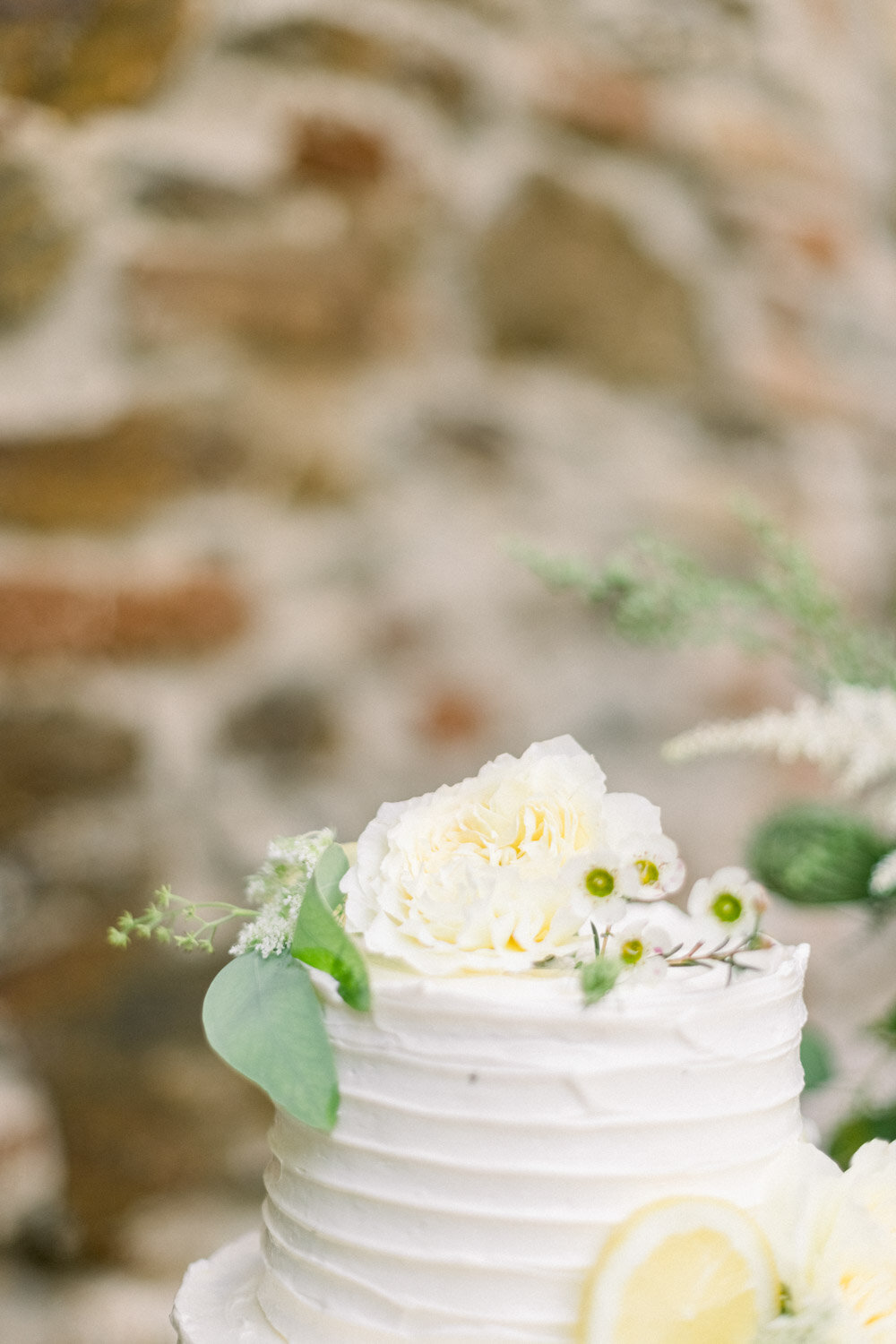 detail svatebního dortu