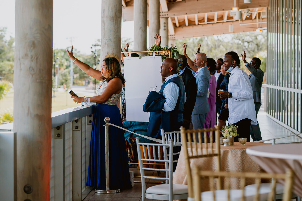 11 - Tampa River Center Wedding Cocktail Hour - Tampa Bay Wedding Planner