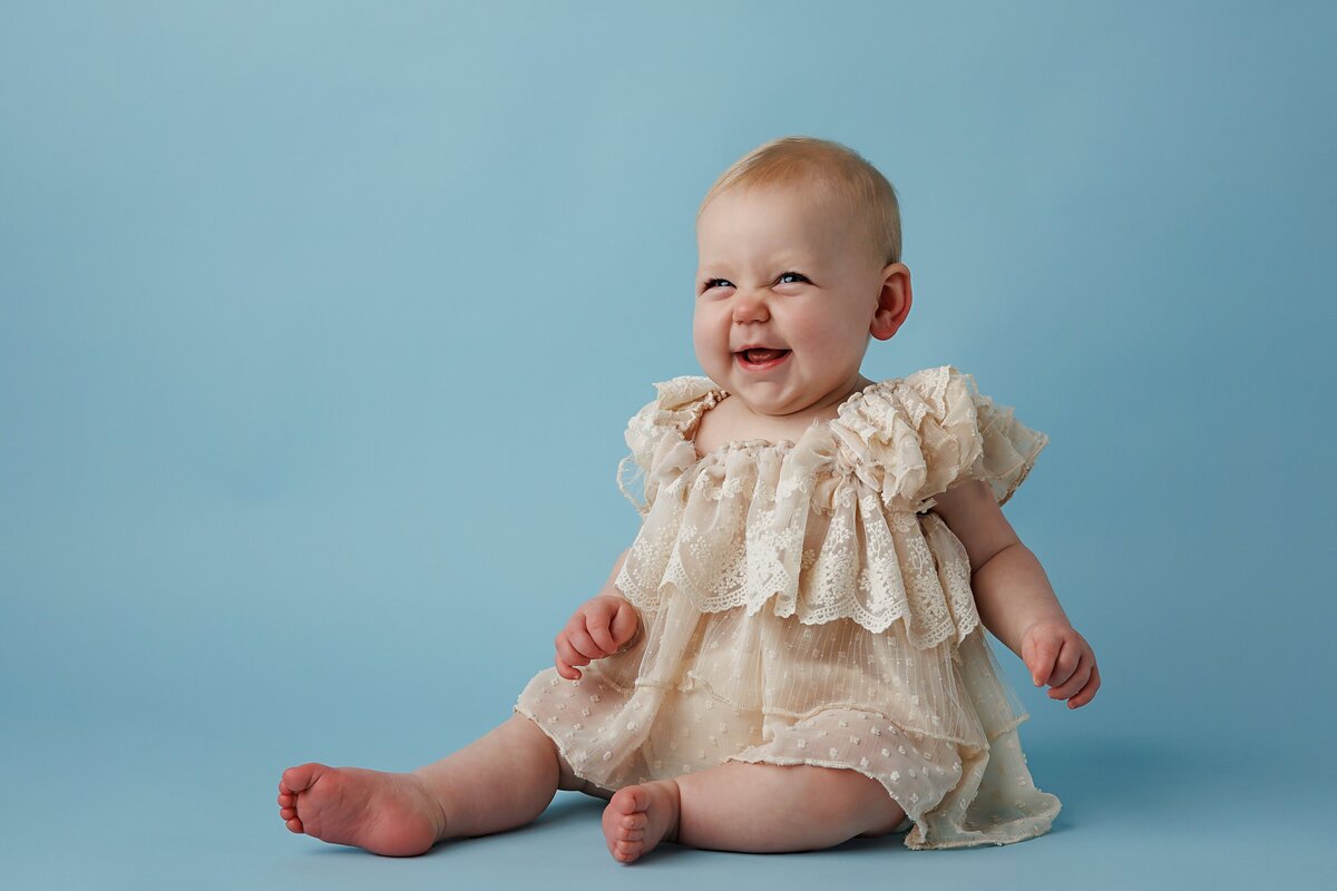 personality portraits children's milestone session at newport news virginia studio