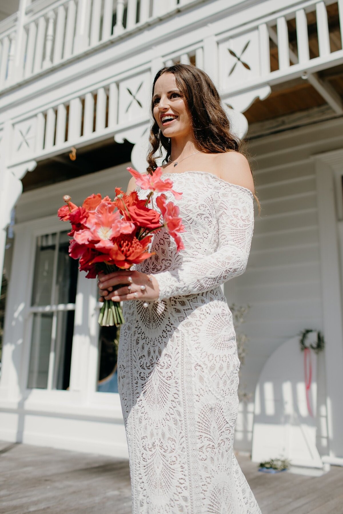 small wedding ceremony at Auckland wedding venue