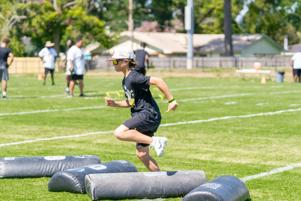 Patrick Queen Level Up 2024 Football Camp -232