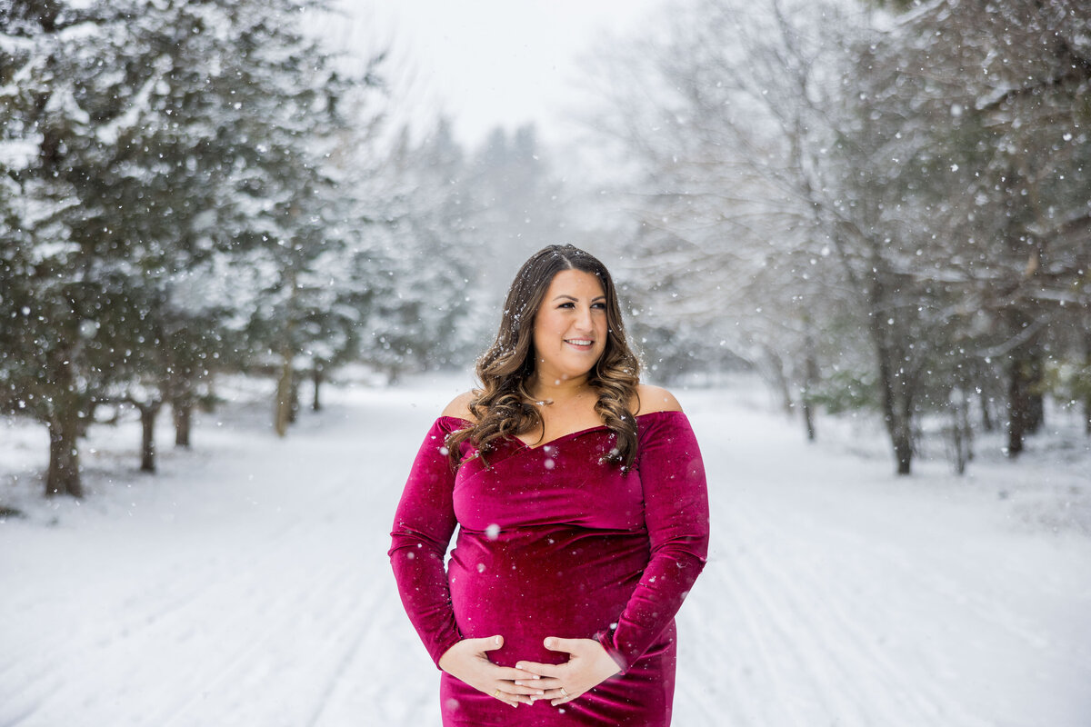 winter maternity photos concord ma newborn photographer