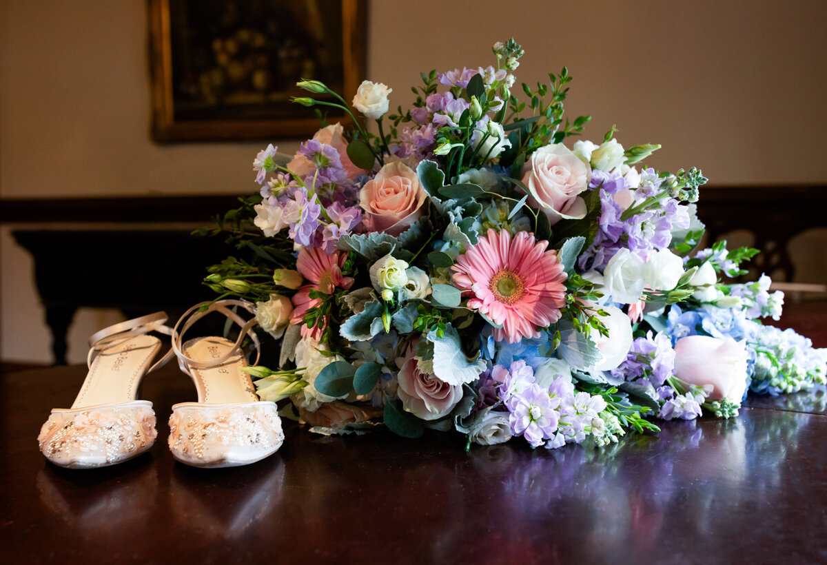 Carl-House-Wedding-Bouquet-Bridal-Shoes-Auburn-Georgia