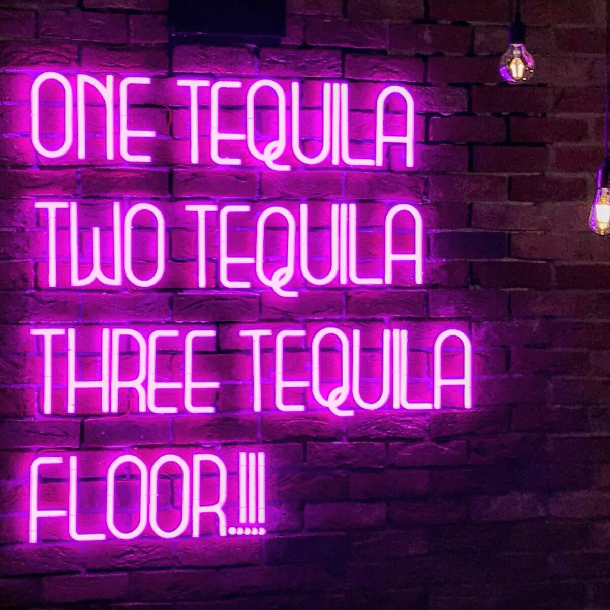 Neon Tequila Sign