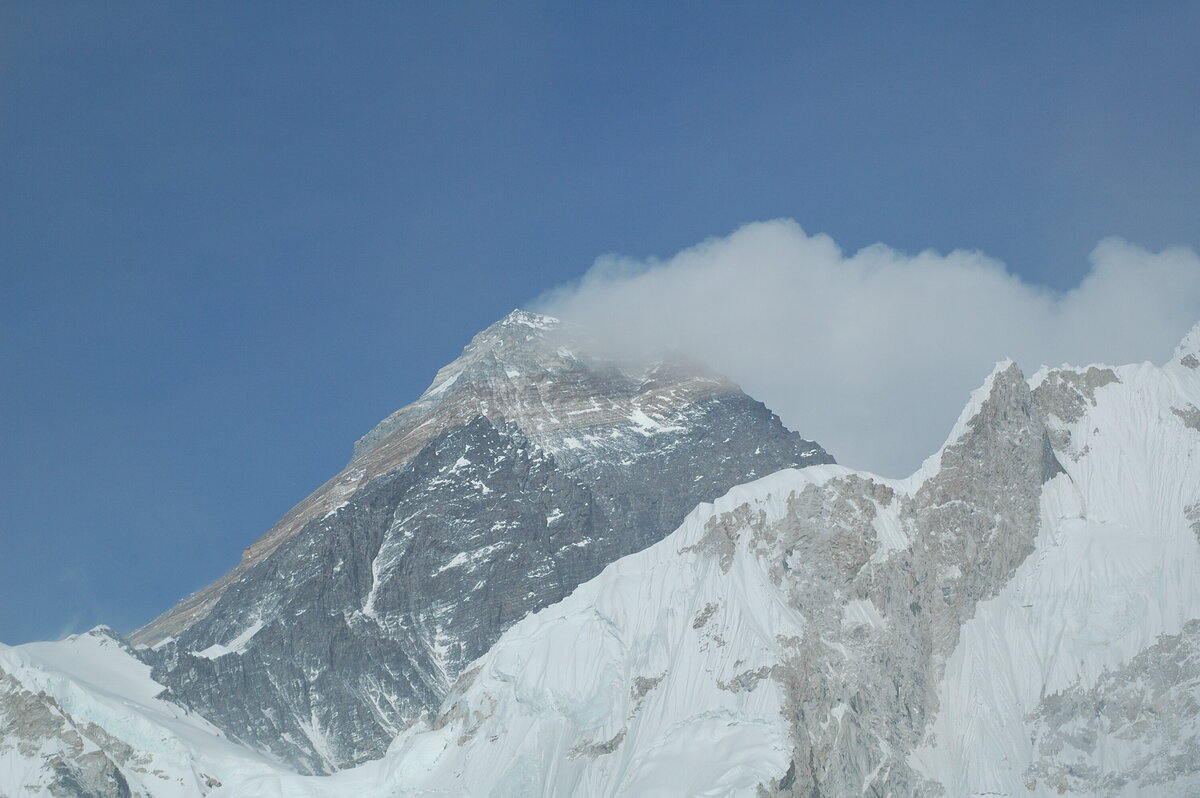 Everest summit pyramid
