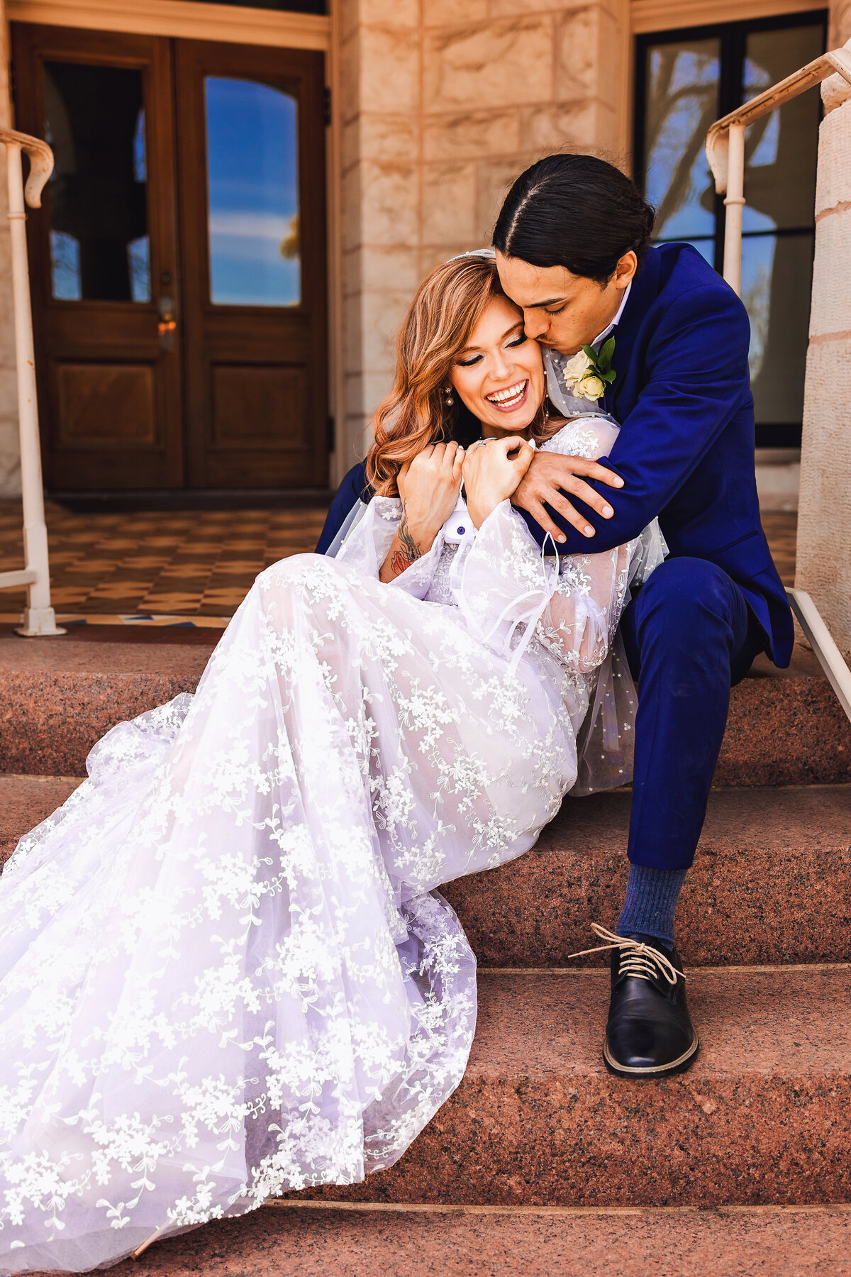 Turn your dreams into reality with a courthouse elopement in downtown New Braunfels, Texas. Vibrant colors, intimate love, and the beginning of a lifelong adventure.