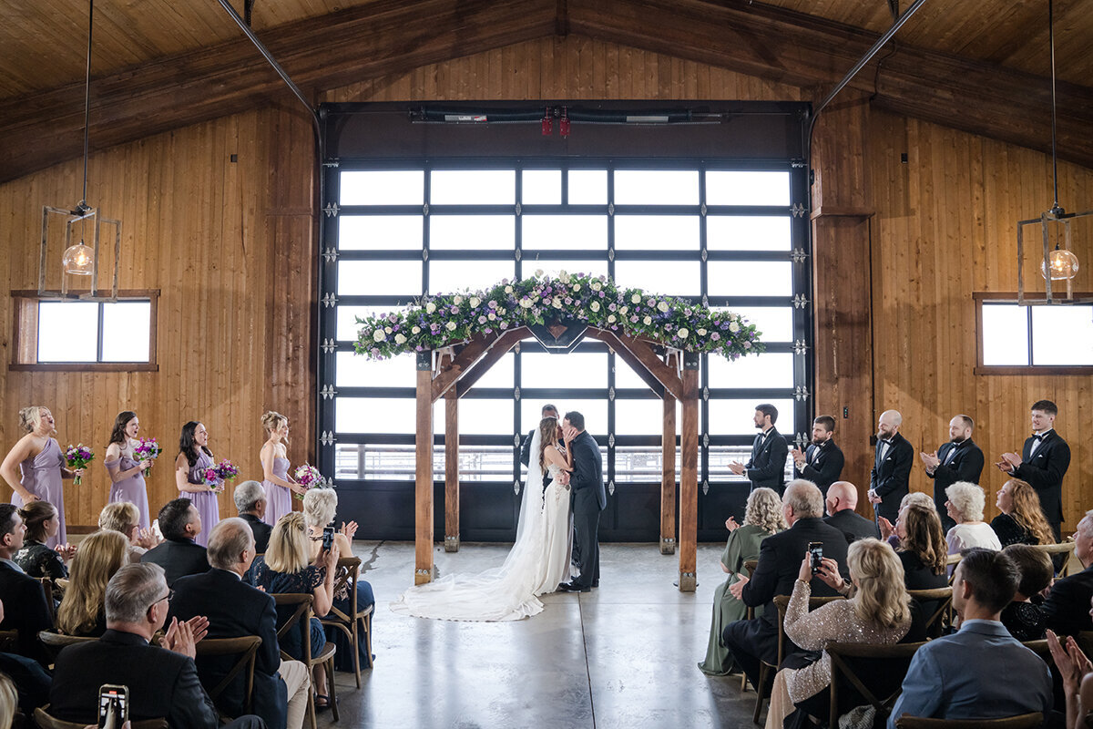 Spruce Mountain Ranch indoor ceremony