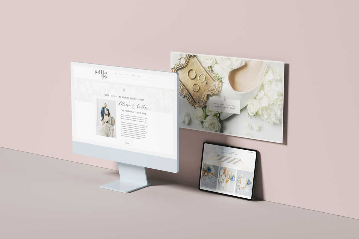 website design for photogrpaher small business