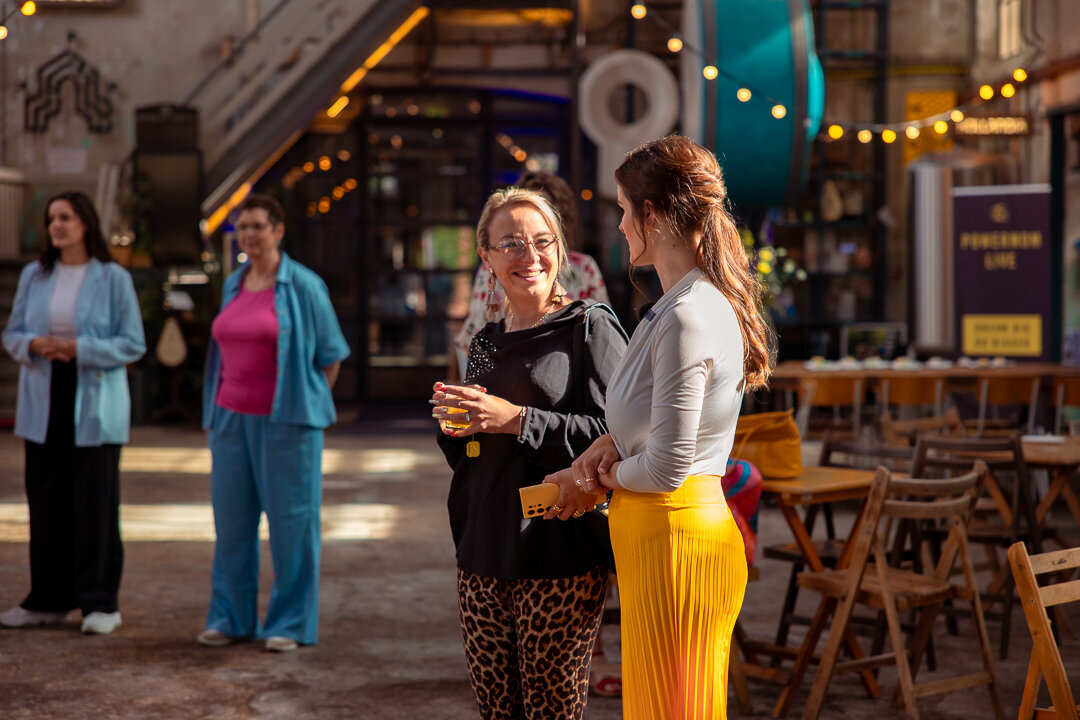 Videografie tijdens ondernemers livedag voor social media content
