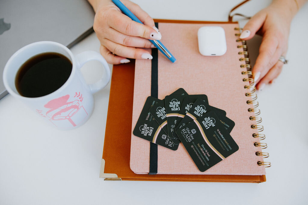 Copywriter Sara Gillis planning her next website copywriting project for photographers