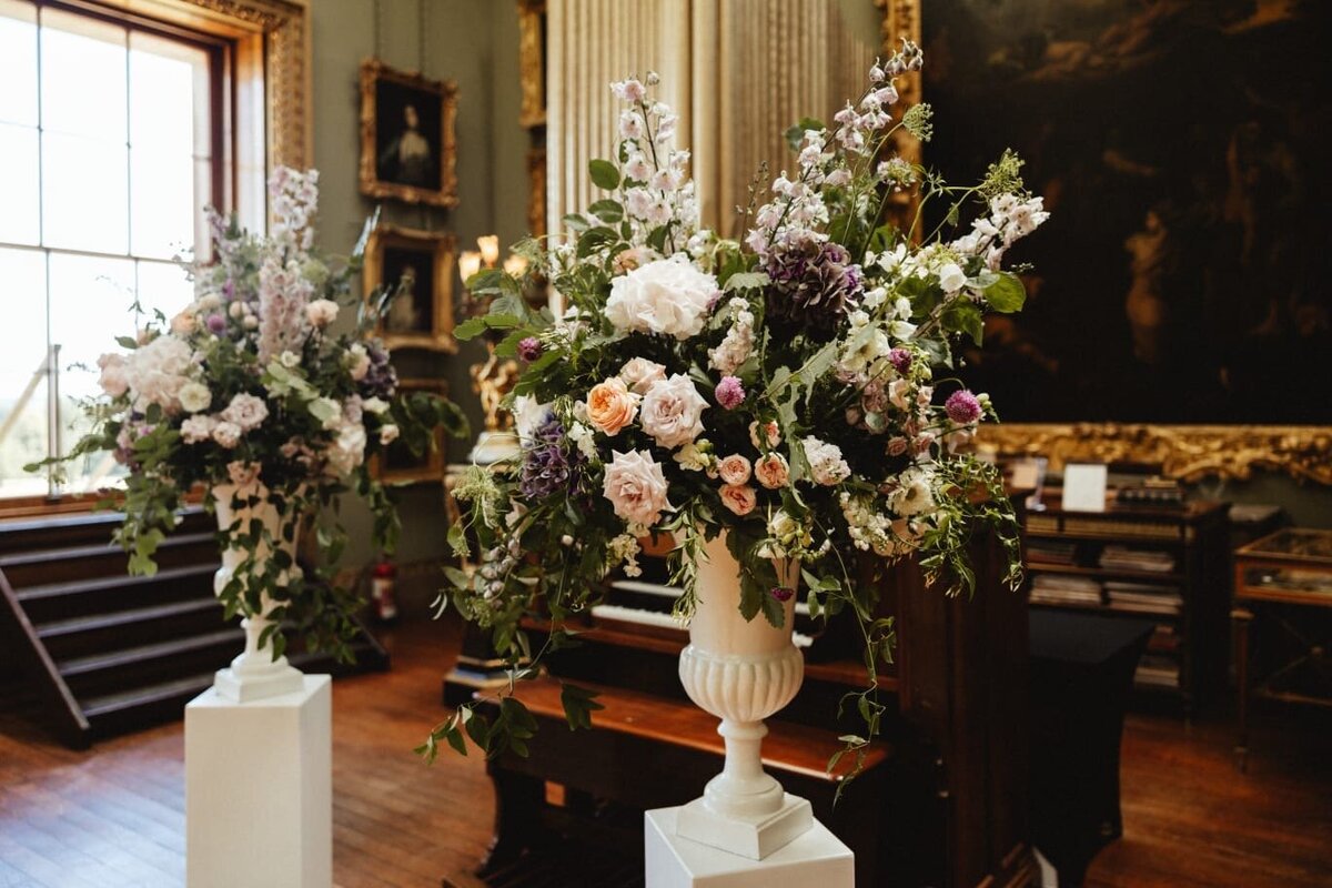 Somerley gallery urns