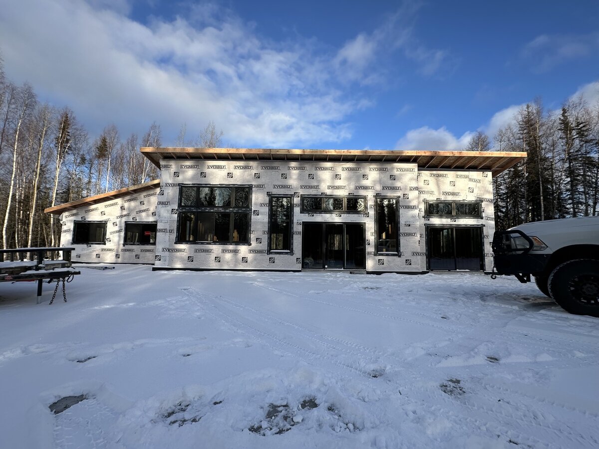 Remodel Project by Blue River Builders on Alaska's scenic Kenai Peninsula.
