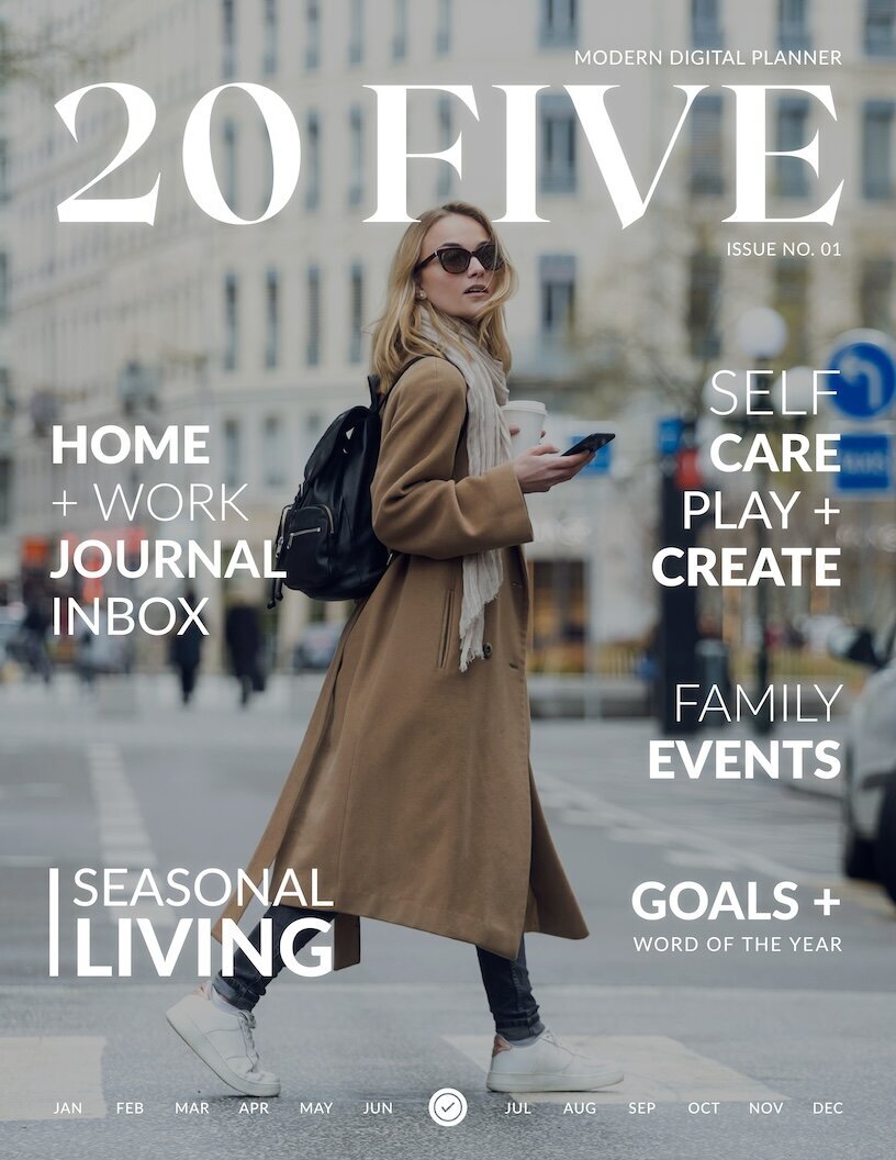 20 Five Digital Planner No 02 by Click 2 Plan