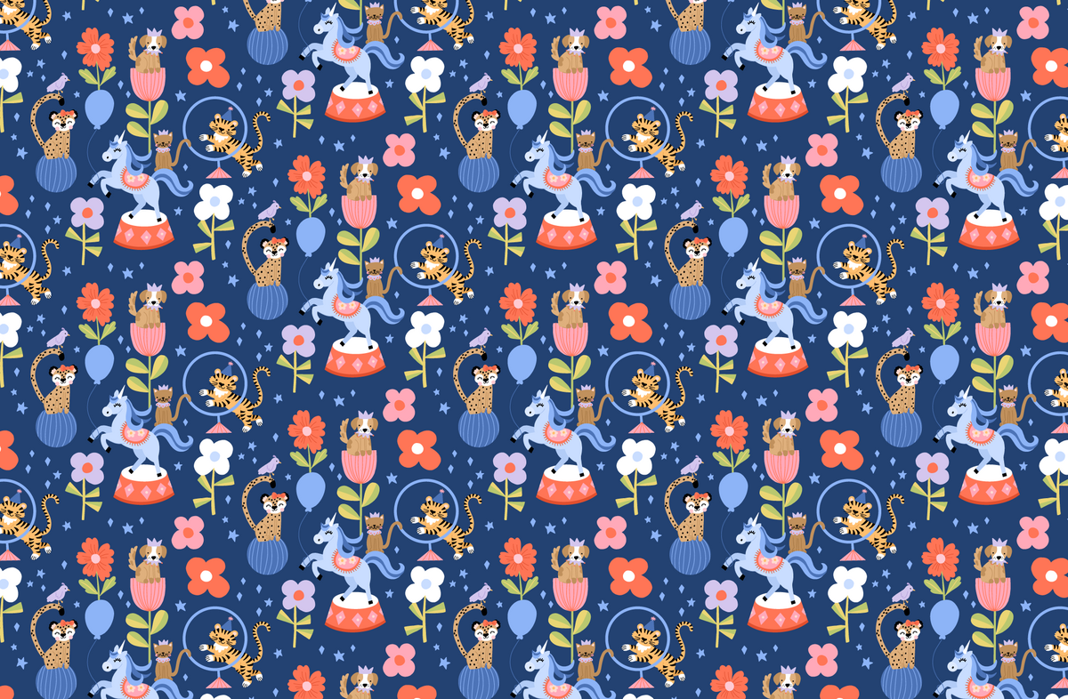 Zoeys7thCarnivalBirthday-wrappingpaper2