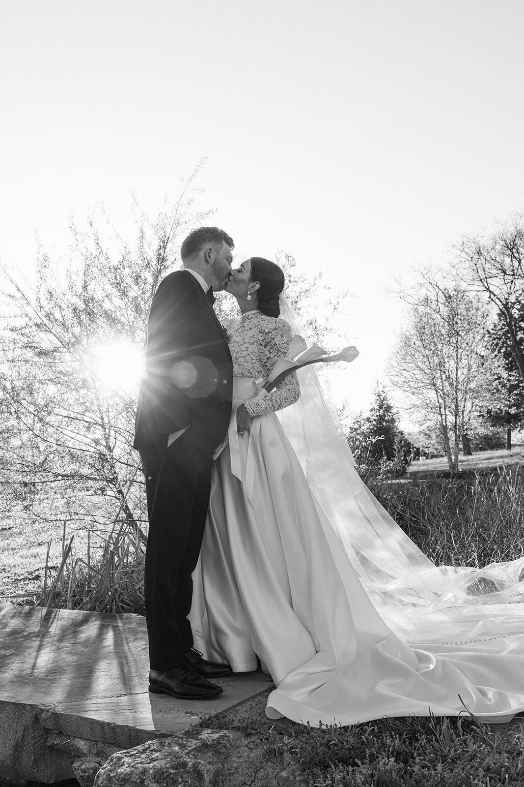 17 Southall Farm Inn TN Wedding Black Bows_Fete Nashville Luxury
