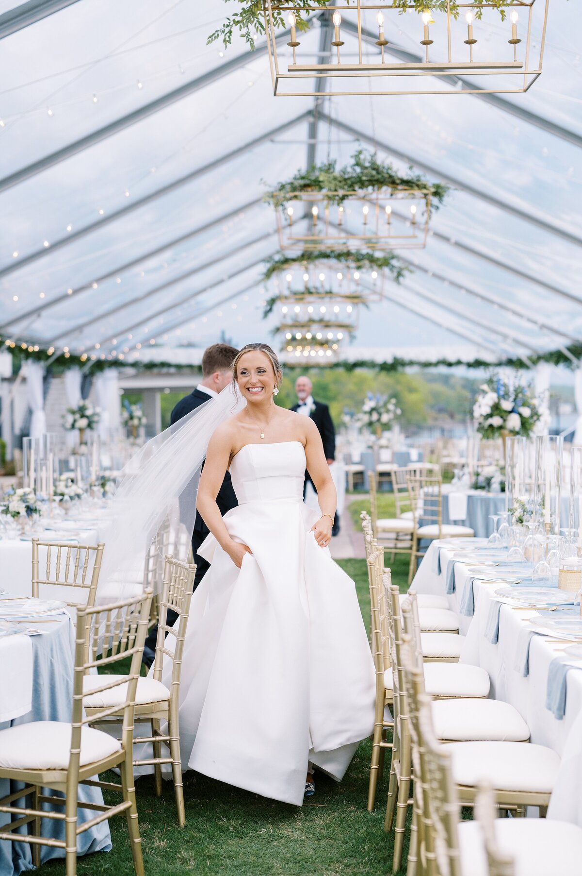 Natalie + Matthew Putman Wedding - Turtle Point Yacht and Country Club - Trolley and Reception Reveal-18