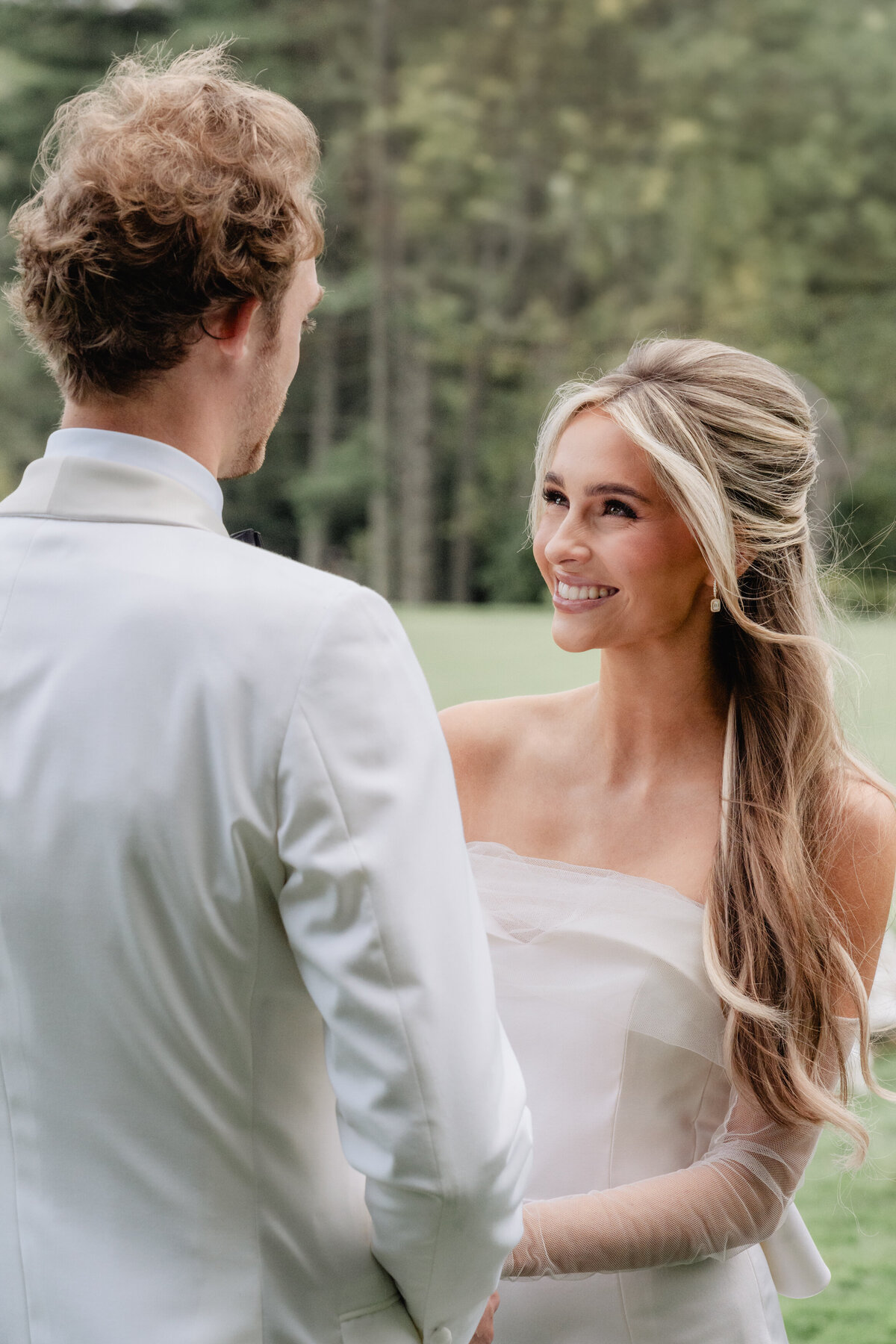 Bride and Groom at Chattooga Club Cashiers NC by Wedding Photographer Nick Francis-25