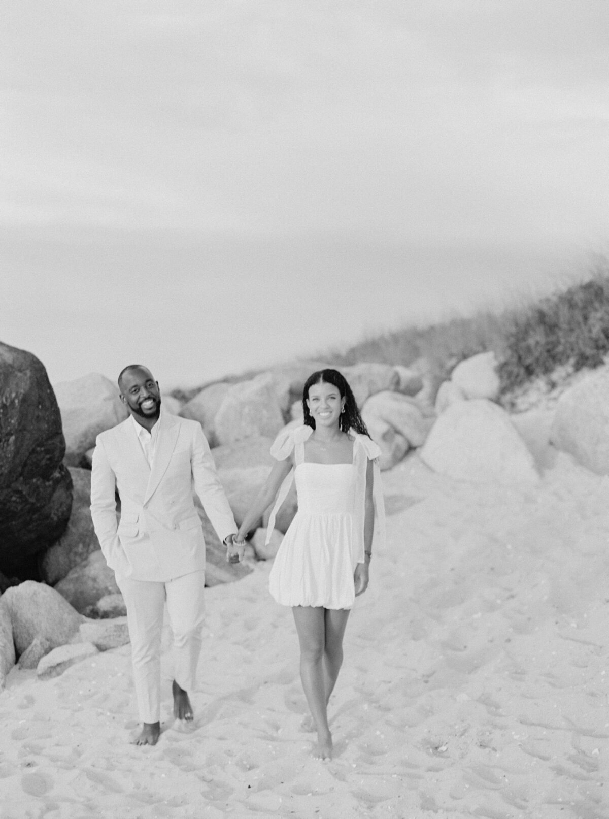 Summer Martha's Vineyard Engagement Session On The Beach | Amarachi Ikeji Photography 27