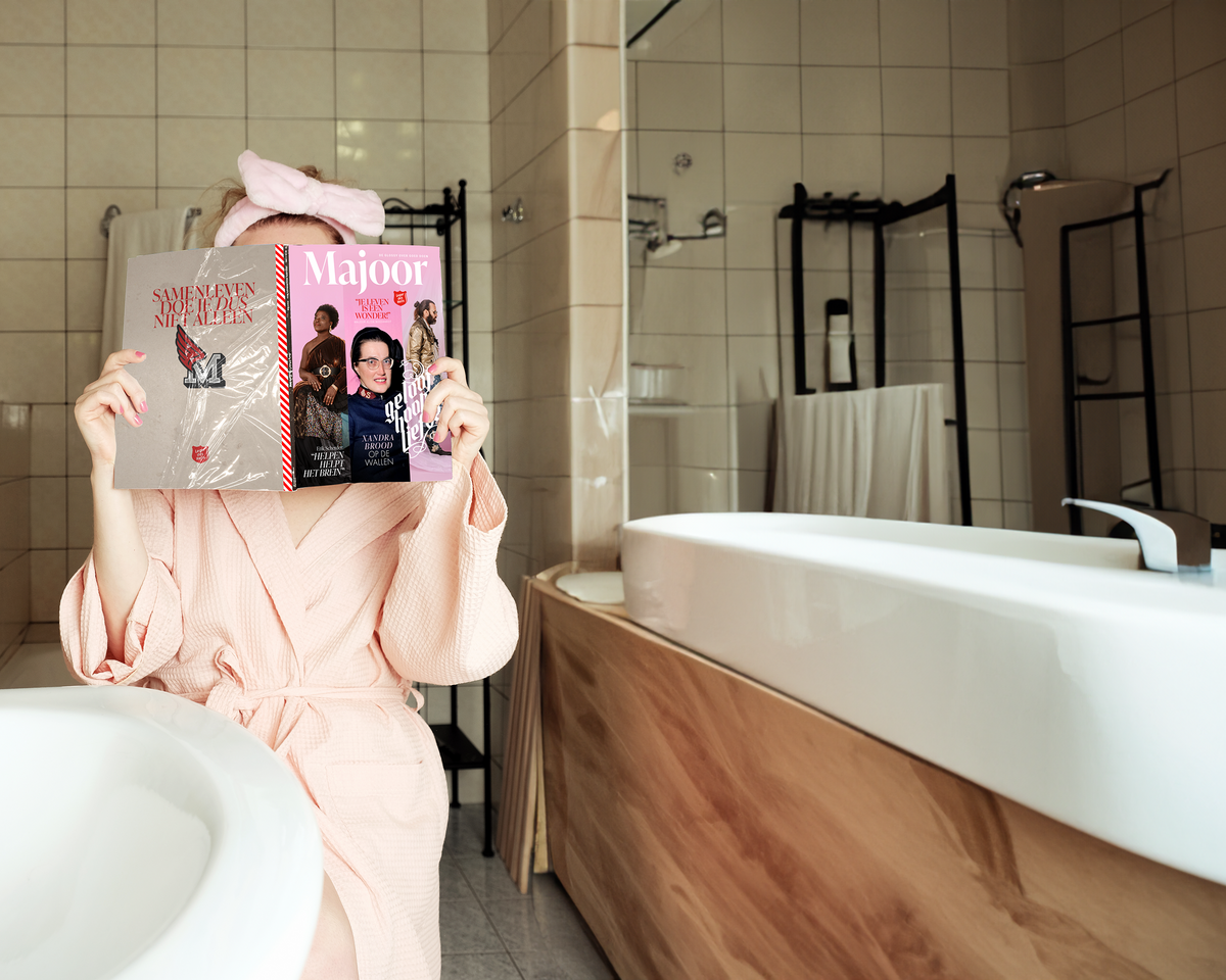 Magazine / glossy Majoor over Majoor Bosshardt, gemaakt, ontworpen en uitgevoerd door Bladkamer